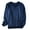 Navy, variant on Jamicy Mens Pajama Tops Only Crewneck Long Sleeve Casual Pullover Soft Warm Shirts Velvet Tops Winter Fall
