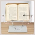 thumbnail image 1 of Soporte para libros con base giratoria de 360 grados para leer, soporte de exhibición de libros plegable con manos libres y papel C como se muestra, 1 of 5