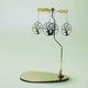 thumbnail image 1 of Candelabro giratorio, bandeja triangular redonda, romántico candelabro de acero inoxidable europeo giratorio con forma de carillón de viento para aromaterapia, para decoración de fiestas en el hogar,, 1 of 5