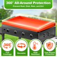 thumbnail image 2 of LOPNUR Full-Edge Silicone Grill Cover 36 Inch for Blackstone Griddle, Upgraded Heavy Duty Food Grade Silicone Mat for Blackstone Griddle Ac, 2 of 9