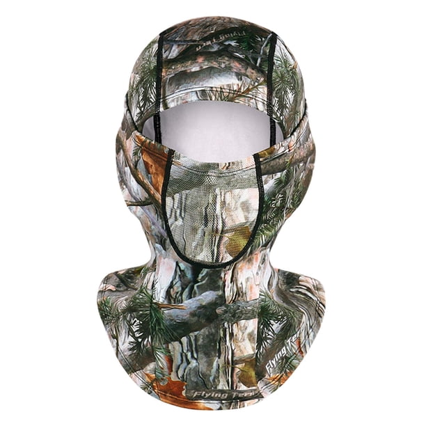 Máscaras faciales completas para ciclismo, bufandas cálidas y duraderas para correr, hacer senderismo y snowboard. camuflaje verde