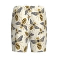 thumbnail image 4 of Picia Flying Bees1 Pajama Shorts for Men, Men's Pajama Bottoms, Sleepwear,Short Pajama Pants-X-Large, 4 of 9