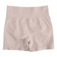 thumbnail image 6 of IWRICH Women's High Waist Workout Yoga Shorts Gym Seamless Cycling Scrunch Shorts Lifting Breathable Soft Comfy Activewear Beige XL, 6 of 7