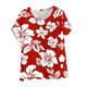 thumbnail image 5 of Camisas de Manga Corta para las Mujeres Casual Cuello Redondo Cómodo Regular de Lino Blusa Botón Superior Verano Manga Corta Tops para las Mujeres, 5 of 5