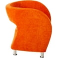 thumbnail image 4 of Christopher Knight Home Salazar Modern Design Accent Chair, Orange, 4 of 6