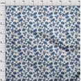 thumbnail image 3 of oneOone Viscose Chiffon Fabric Floral Ikat Decor Fabric Printed BTY 42 Inch Wide, 3 of 4