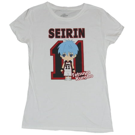 Kurko's Basketball Girls Juniors T-Shirt - Seirin 11 Tetsuya Kuroka Cute