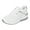 White, variant on Women's  Wedge Sneakers - Foot arch pad & Breathable for Walking, Travel, and Daily Comfort