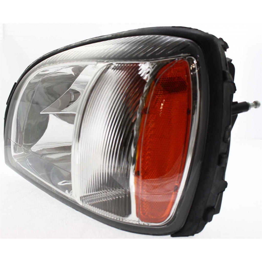 Replacement C100132 Headlight Compatible With 2004-2005 Cadillac DeVille Left Driver Halogen With bulb(s)