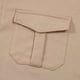 thumbnail image 4 of Blusa y camisa de manga larga con cuello vuelto para hombre, informal, de moda, con botones y bolsillo., 4 of 7
