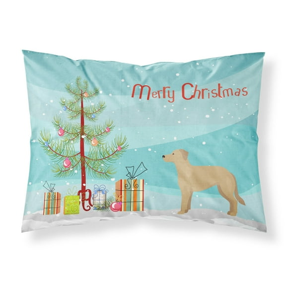 German Sheprador 1 Christmas Tree Fabric Standard Pillowcase