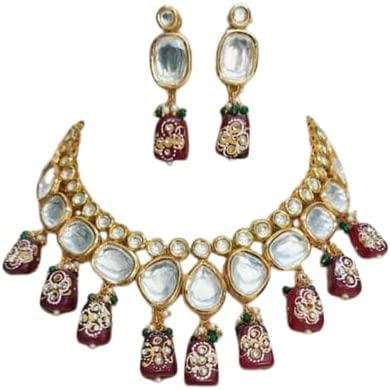 Indian Bollywood Bridal Long Necklace Set Gold Plated Fashion Wedding  Jewelry