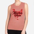 thumbnail image 2 of Mama Hen Women's Muscle Tank Small Desert Pink, 2 of 5