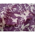 thumbnail image 4 of oneOone Silk Tabby Purple Fabric Leaves Craft Projects Decor Fabric Printed By The Yard 42 Inch Wide, 4 of 4