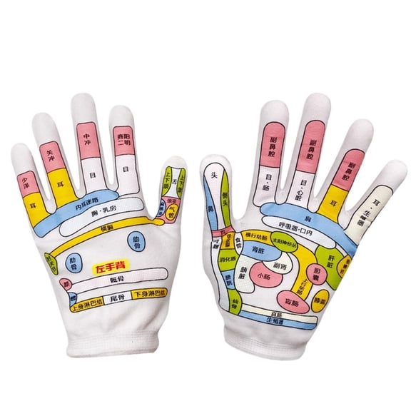 Household Hand Reflexology Tool Thickened Nylon Acupressure Reflexology Gloves
