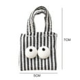 thumbnail image 5 of Ettsollp Miniature Canvas Bag with Cartoon Pattern Lifelike Fabric Mini Bag for Dolls Dress Up Decor Toys Doll House Accessories for 1/6 1/12 Scale Dolls, 5 of 8