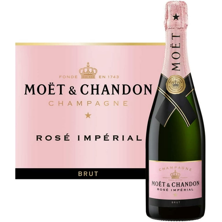 Moet & Chandon Rose Imperial Champagne -750ml - Walmart.com