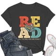 thumbnail image 6 of SHITINN Women's Reading Shirt Book Lover T Shirt Women's Reading Teacher Short Sleeved T Shirt T Shirts Women Short Sleeve Tops for Women Shirts for Women Trendy, 6 of 7