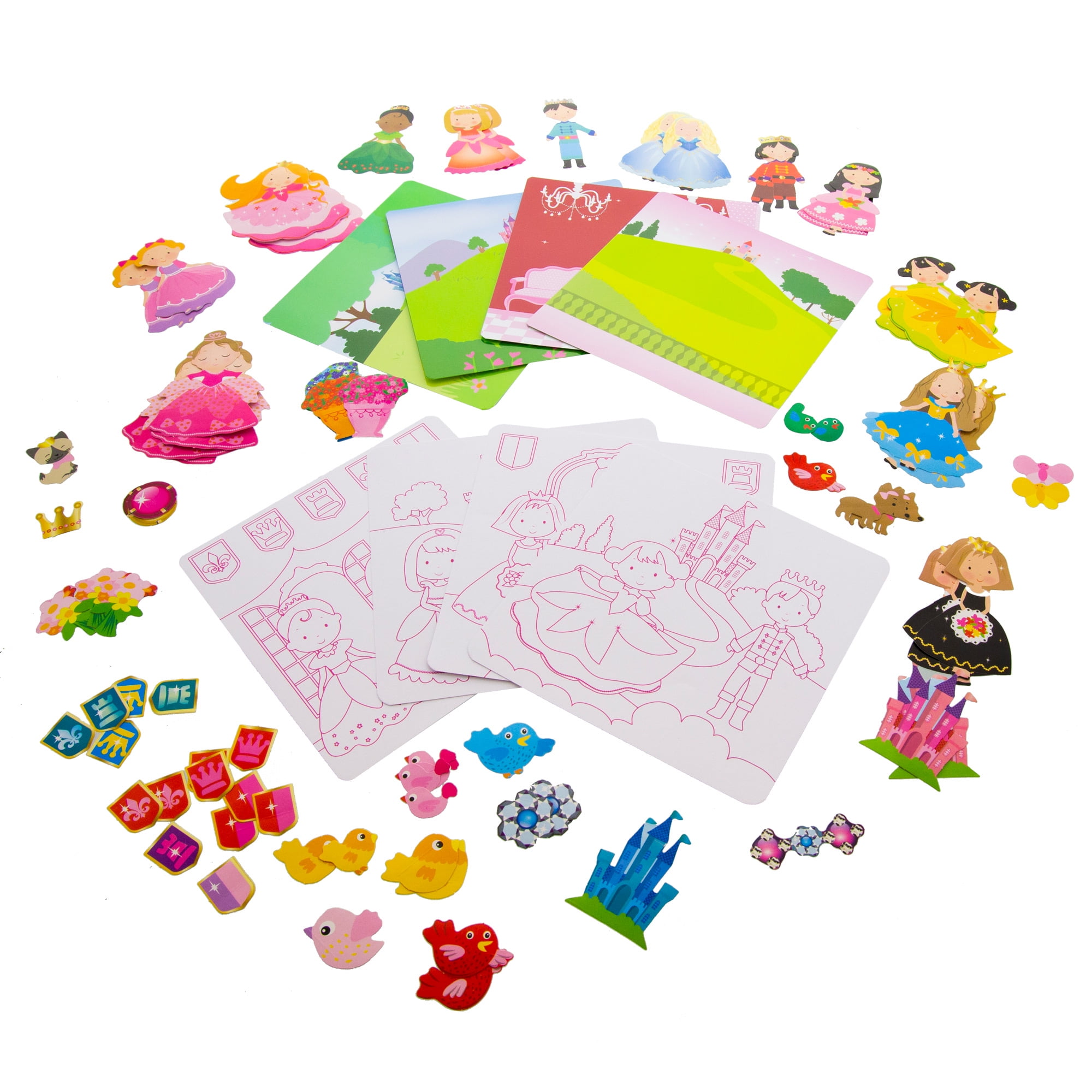 BAZIC Princess Series Assorted Sticker (80/Bag) [3863]