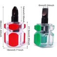 thumbnail image 2 of 4PCS Mini Tournevis Ultra Court Outils Mini Plat / Croix Machine à Coudre Tournevis, 2 of 7