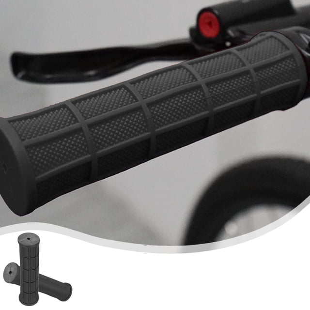 Funda de Goma para Manillar de 22,2 Mm | Puños Ergonómicos, Suaves y Antideslizantes | Puños Plegables con Amortiguación para Manillar de Carretera, Montaña, Scooters, Bicicletas, Triciclos y Bicicle
