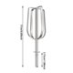 thumbnail image 3 of Pieza de repuesto Performance Food, de acero inoxidable, duradera y compatible, para batidora mezcladora de electrodomésticos de cocina, 3 of 6