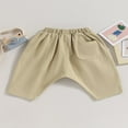 thumbnail image 3 of Toddler Harem Pants Casual Elastic Waist Solid Color Long Pants Kid Sweatpants, 3 of 6
