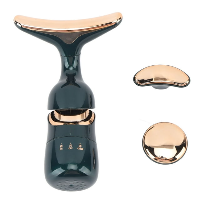 Masajeador facial 3 en 1, dispositivo de vibración para eliminar arrugas, rejuvenecimiento de la piel, reafirmante, para rostro, cuello y ojos.