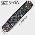 thumbnail image 3 of Yayeee Double Oven Mitt Kitchen Heat Resistant Baking 35" x7" Quilted Cotton Glove, Floral Raspberry Pattern, 3 of 6