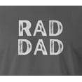 thumbnail image 2 of 9 Crowns Men's Graphic Tee Funny Rad Dad Fathers Day T-shirt (Raddad1-Metal, X-Large), 2 of 3