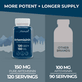 thumbnail image 3 of LongLifeNutri Artemisinin 150 mg - 120 Vegetarian Capsules, Supplement for Daily Detox, 3 of 7