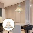 thumbnail image 4 of LOVEVER Pendant Light for Living Room Rattan Woven Ceiling Fan Covers Fixture White, 4 of 8