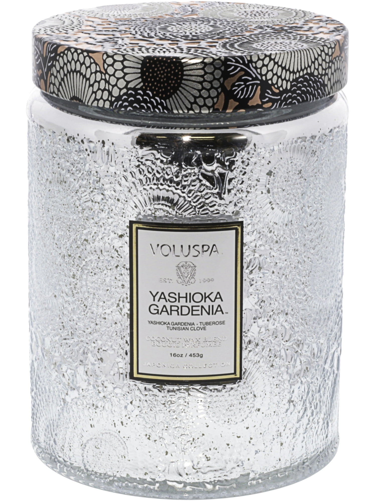 Voluspa Large Glass Jar Candle Yashioka Gardenia VOL7235 Walmart