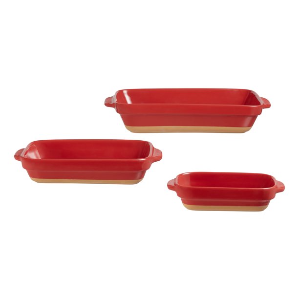 Better Homes & Gardens Parker Rectangular Casserole Baking Dish, Set of