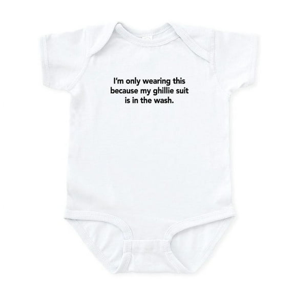 CafePress - Ghillie Suit Infant Bodysuit - Baby Light Bodysuit, Size Newborn - 24 Months