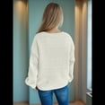 thumbnail image 4 of Suéter Tipo Cárdigan con Botones para Mujer, de Otoño, Holgado e Informal, de Punto M, 4 of 10