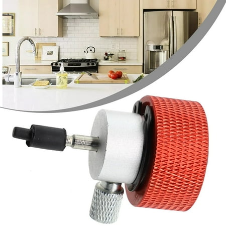Annes Propane Refill Adapter for Green Gas Airsoft Guns - Metal Silicone Oil Mixing Valve Non-Leaking Design Compatible with Standard Camping Propane Tanks