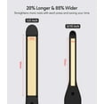 thumbnail image 3 of Terviiix Small Hair Straightener, 0.5" Pencil Edges Flat Iron for Short hair, Black, 3 of 6