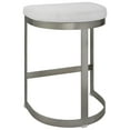 thumbnail image 6 of Uttermost Ivanna 26" Contemporary Metal and MDF Backless Counter Stool in Silver, 6 of 7