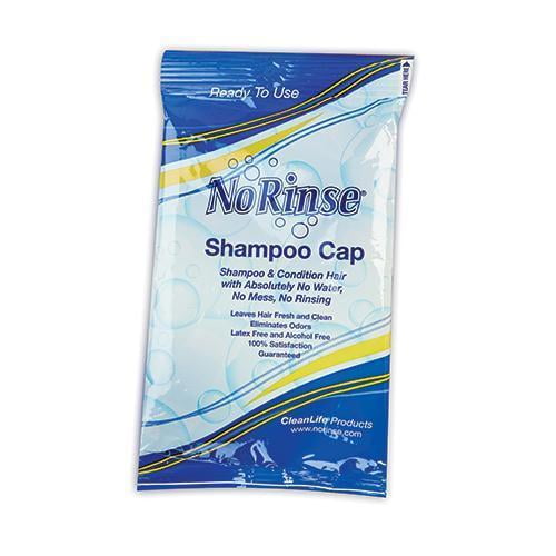 waterless hair wash shower cap
