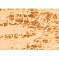 thumbnail image 1 of Ahgly Company Indoor Rectangle Abstract Orange Modern Area Rugs, 2' x 3', 1 of 4