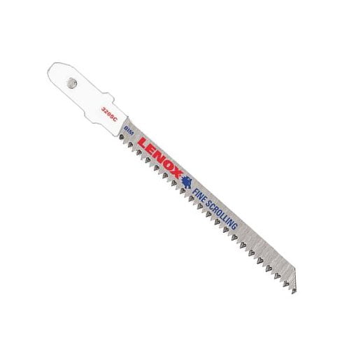 Click here to buy 3-1 4" X 20T Wood Cutting T-Shank Bi-Metal Scrolling Jig Saw Blade (Pack of 2) by Lenox Saw.