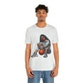 thumbnail image 4 of Vintage Candy's Love & Basketball Graphic Womans Crewneck TShirt, 4 of 7