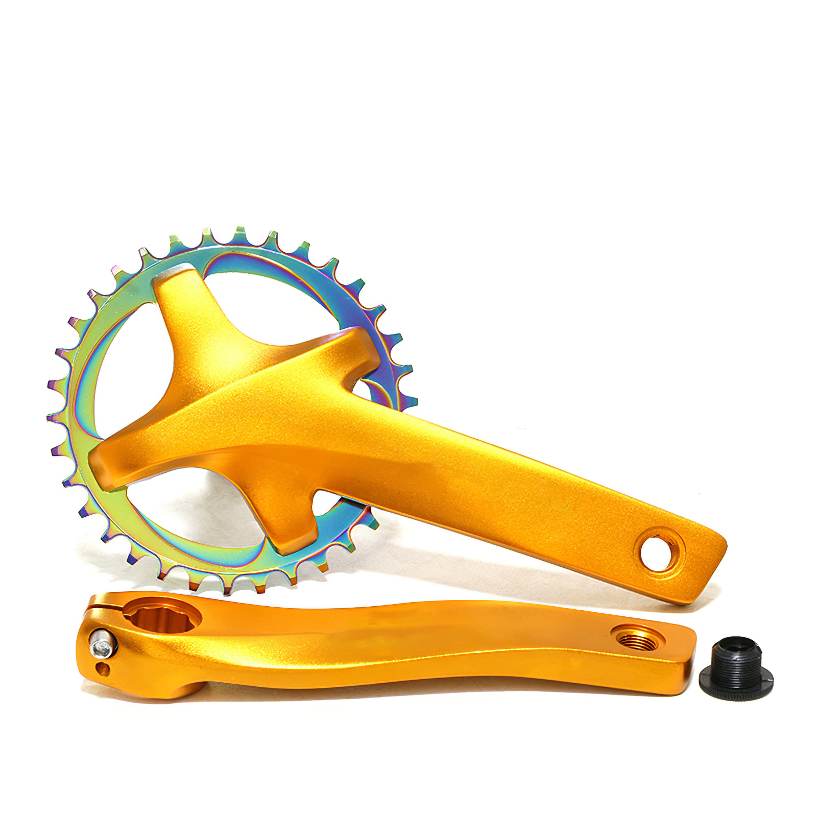 TiooDre Bicycle Sprocket Crank Mountain Bike Modified Single Plate Left