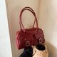 thumbnail image 2 of Bolso de axila multibolsillos de alta calidad para mujer, nueva versión coreana 2025, bolso Boston de mano de nicho, bolso de hombro de gran capacidad, 2 of 5