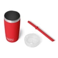 thumbnail image 3 of Vaso térmico YETI Rambler Jr. 10 oz con tapa de silicona y pajita, rojo, 3 of 9