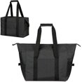 thumbnail image 1 of 20L Cooler Bag, Picnic Bags, Foldable Shopping Bags, Reusable Fruit Vegetable Bag, Large Cooler Bag for Camping, Lunch, Office, School, Picnic, Beach, 1 of 5