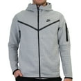 thumbnail image 2 of Nike Sportswear Tech Fleece CU4489-063 Men's Grey Heather Full-Zip Hoodie DTF744 (Regular,XL), 2 of 5