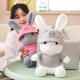 thumbnail image 2 of 30/45/60cm Comfortable / Soft / Cute / Rabbit Plush Toys / Toby Rabbit Toys with Clothes and Hats / Children's Birthday Giftgrey30cm Deng Xun unisex, 2 of 2