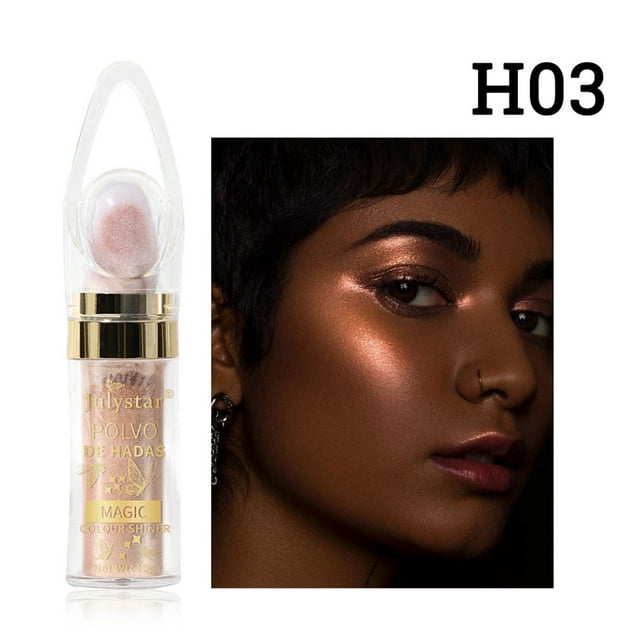 Iumwxz Highlight Powder Natural Three-dimensional Brightening Repair Powder Blush Highlight Powder